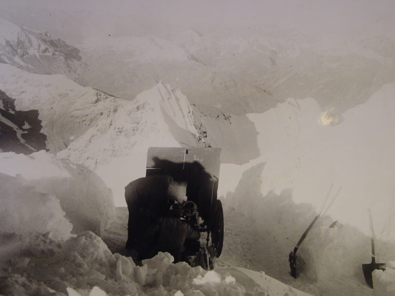 Ortler Geschütz In Stellung Thurwieser