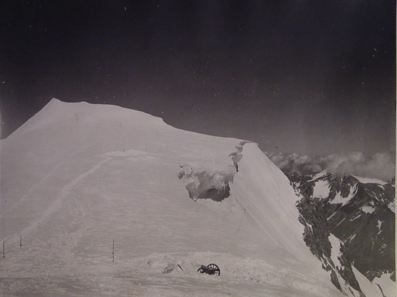 Ortler Gipfel Geschütz In Stellung