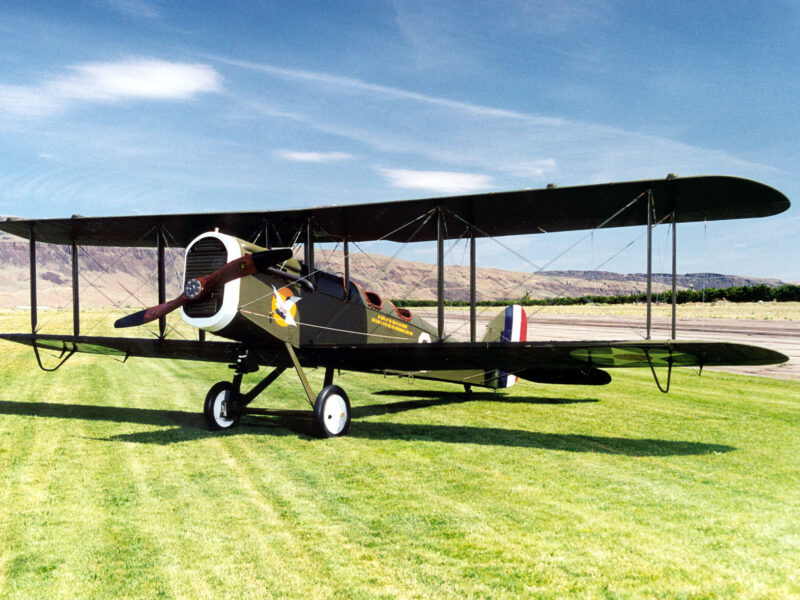 DAYTON, Ohio -- De Havilland DH-4 at the National Museum of the United States Air Force. (U.S. Air Force photo)
